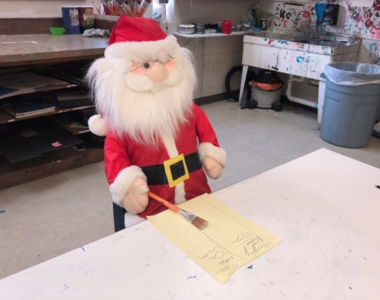 SANTA SIGHTING @ Art Room