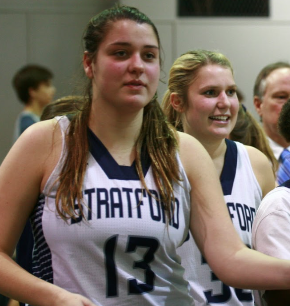 Carey Woodcock, left, and Evans McCook have been leaders for the Eaglettes this season