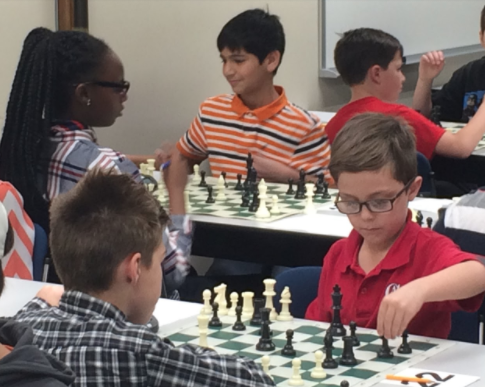 Younger students from other Macon schools played chess matches Saturday at Mercers Medical School