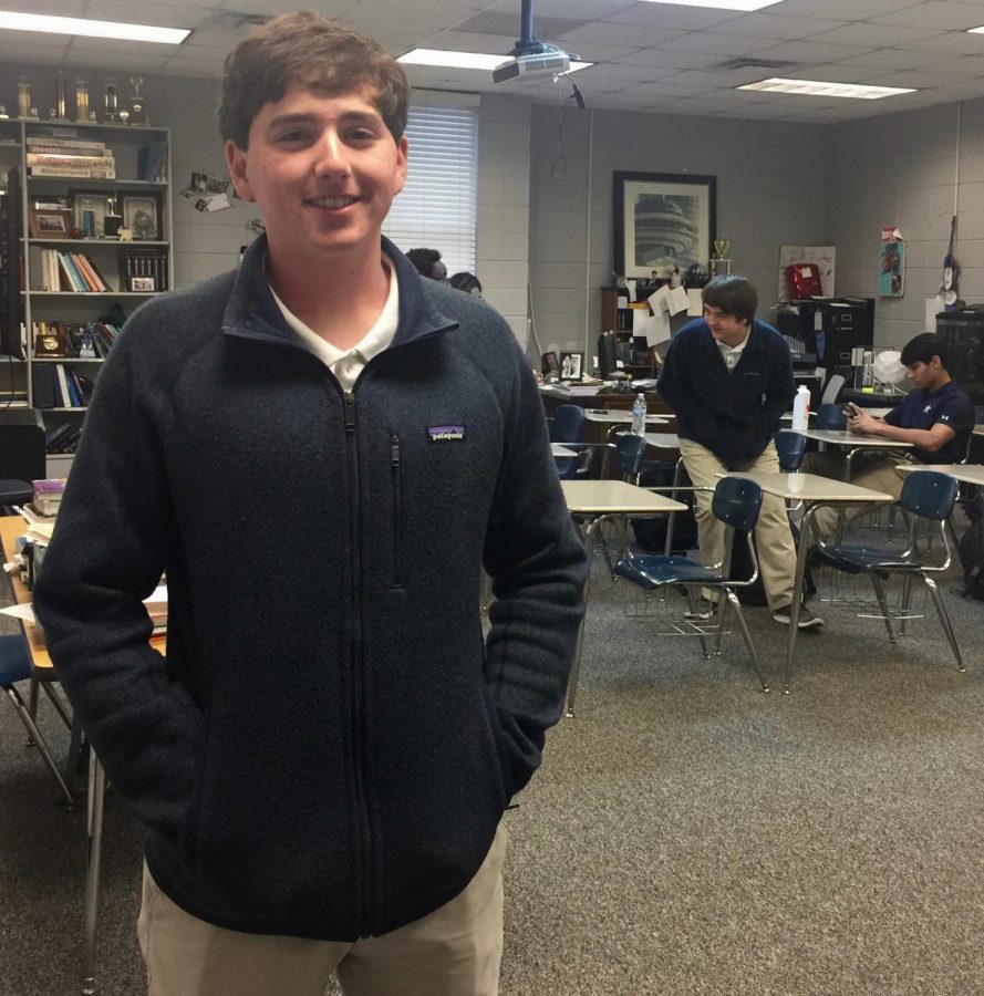 Senior Mark Barrow is Stratfords second Bibb STAR student in the last three years