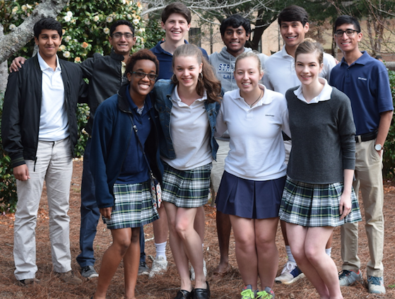 Front (L-R): Katherine Hall, Murray McCormack, Ellie Minette, Anna Kate Medlin. 
Back (L-R): Akshay Ranabhotu, Shawn Shivdat, Nick Dorogy, Nischal Bandi, Sammy Martin, Tejas Athni