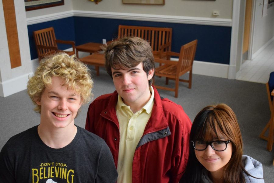 (L-R) Austin Slocumb, Thomas Sachy and Alex Hall