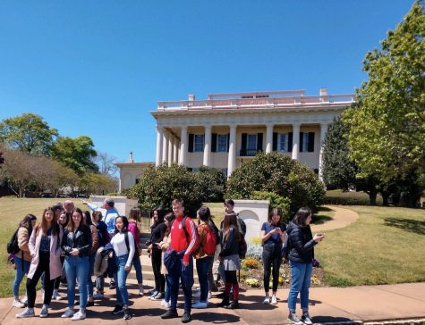 French Exchange students visit