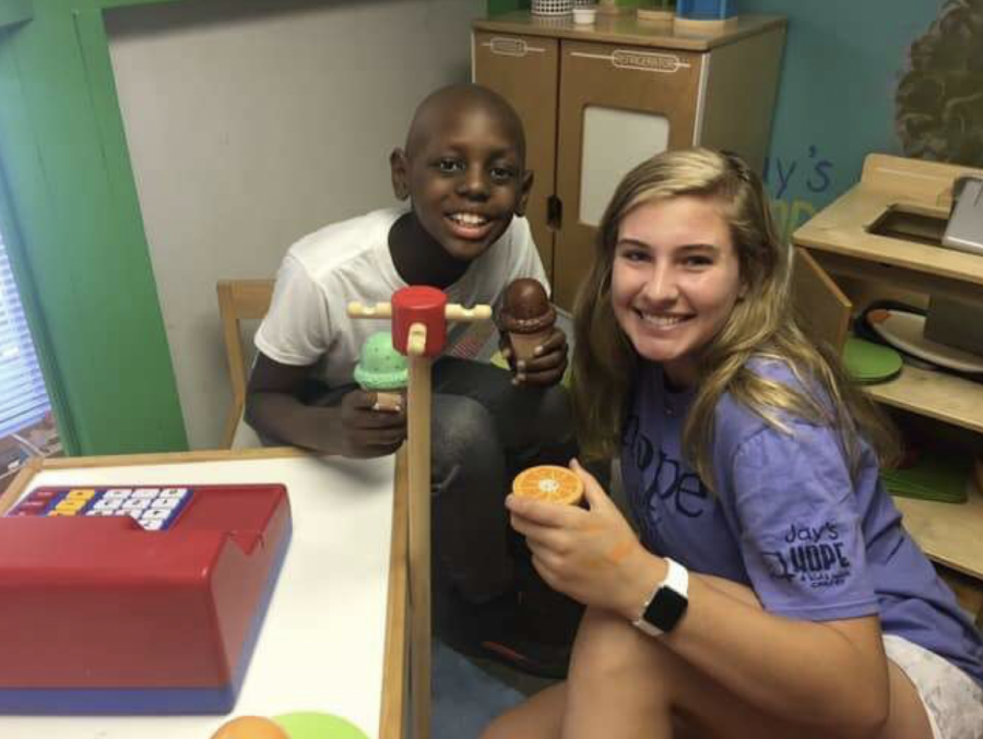 Senior Emory Sutherland is working with Jays Hope for her Senior Project