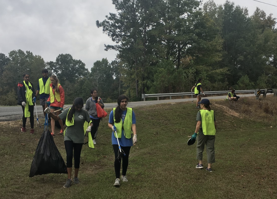 Ecology Club hits jackpot in Peake Road cleanup