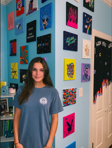 Sophomore Athena Leskovics discovered her artistic ability during the pandemic