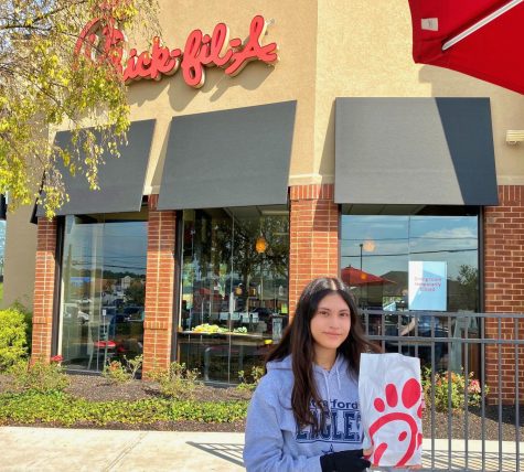 Gazebo news editor Annie Shih on a recent visit to Chick-fil-A