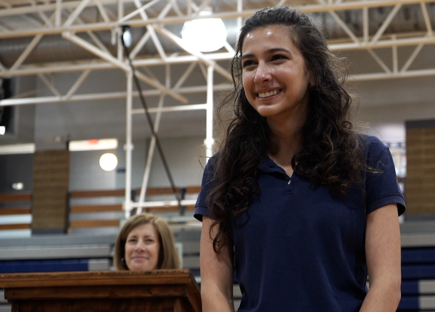 Valedictorian Sabina Ajjan says she is confident her hard work paid off.