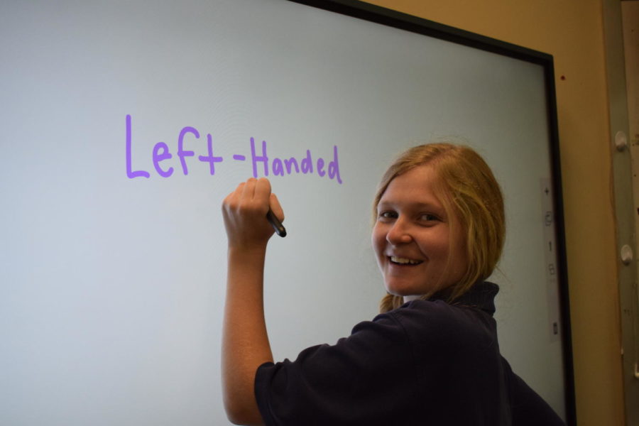 Being left-handed in a right-handed world